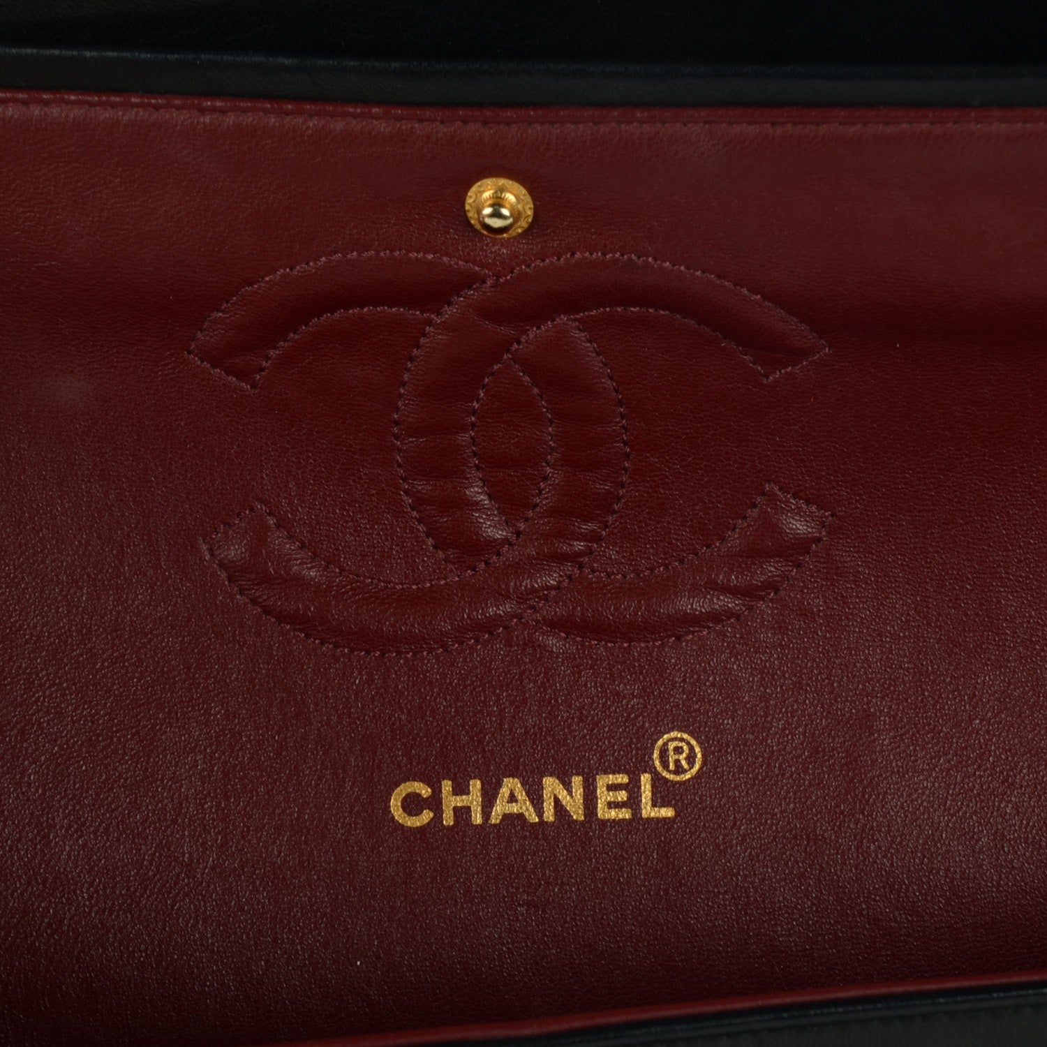 Chanel Lambskin Quilted Medium Double Flap Black 5 of 8