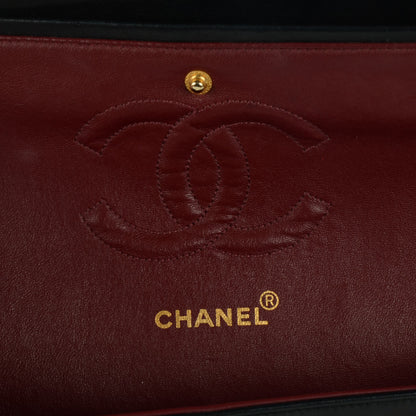 Chanel Lambskin Quilted Medium Double Flap Black 5 of 8