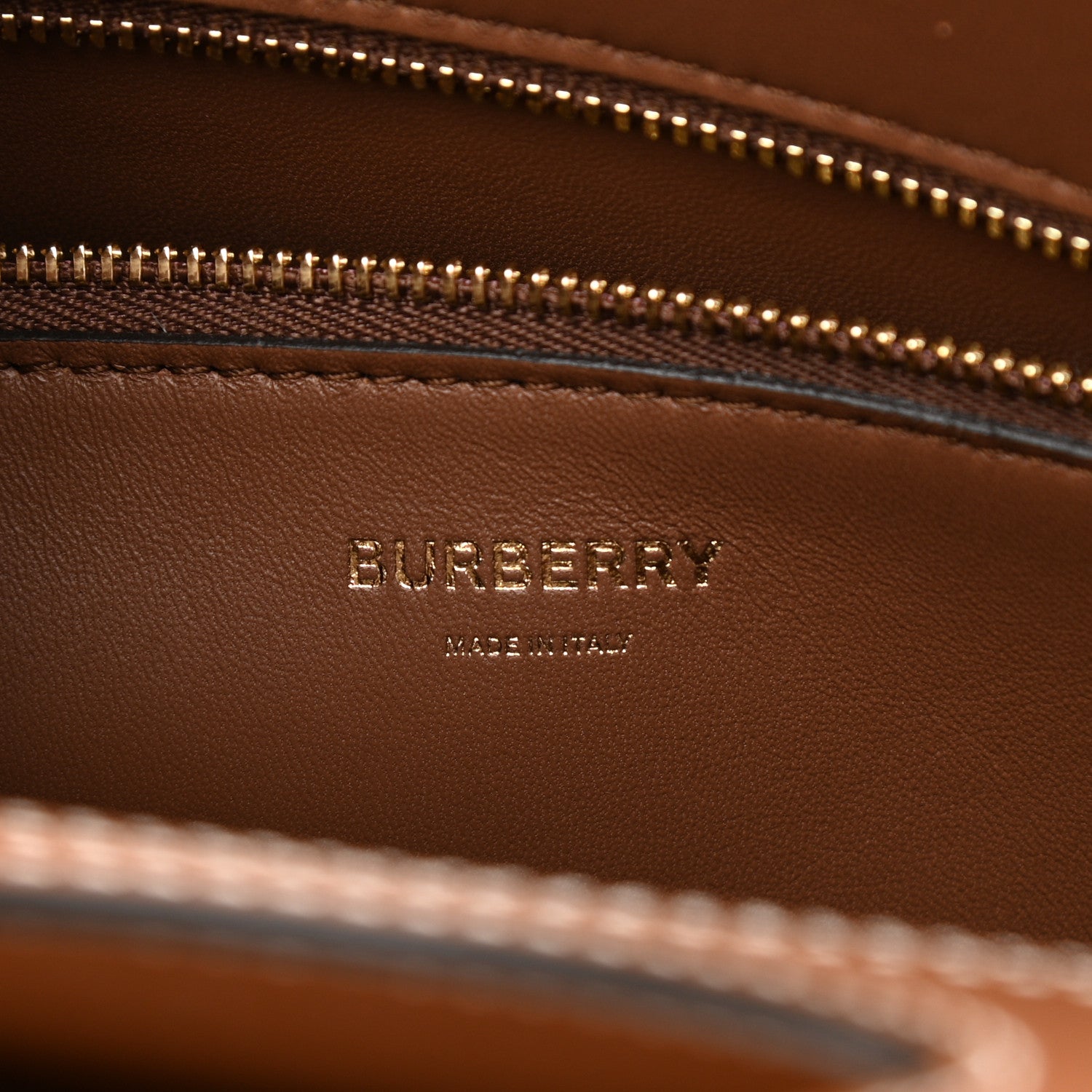 Burberry Smooth Calfskin Mini Pocket Bag Malt Brown 5 of 8
