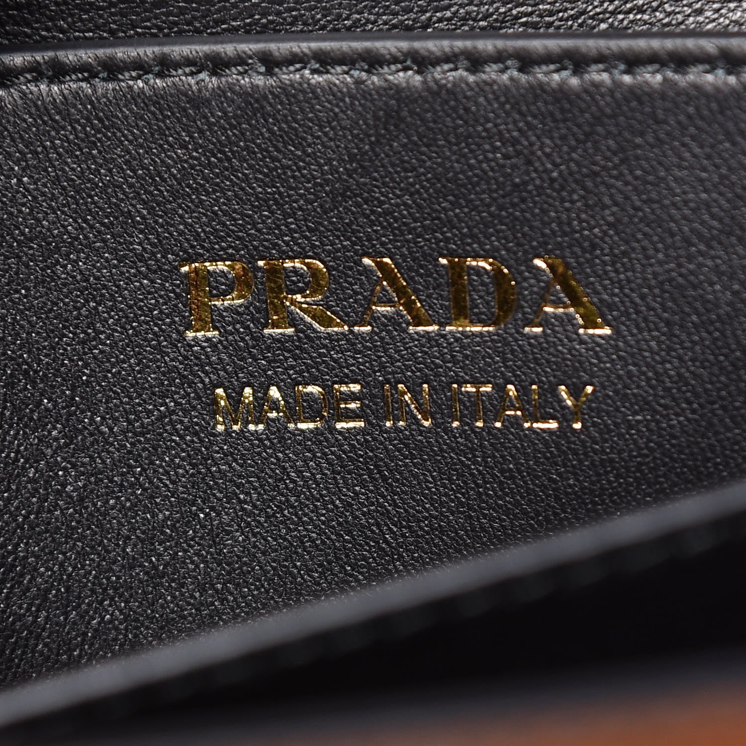 Prada Saffiano Cuir Medium Bi-Color Double Bag Palissandro Black 6 of 9