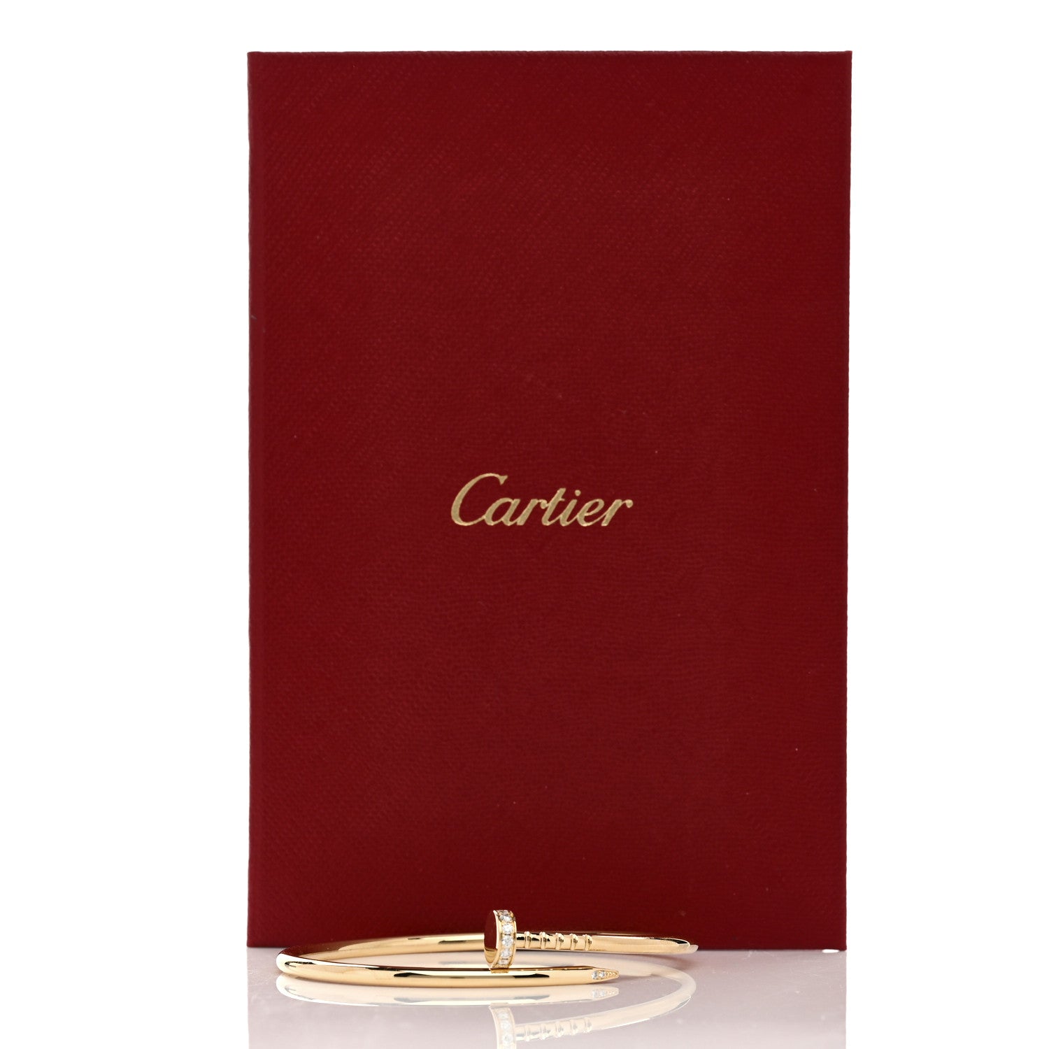 Cartier 18K Yellow Gold Diamond Small Juste Un Clou Bracelet 15 5 of 5