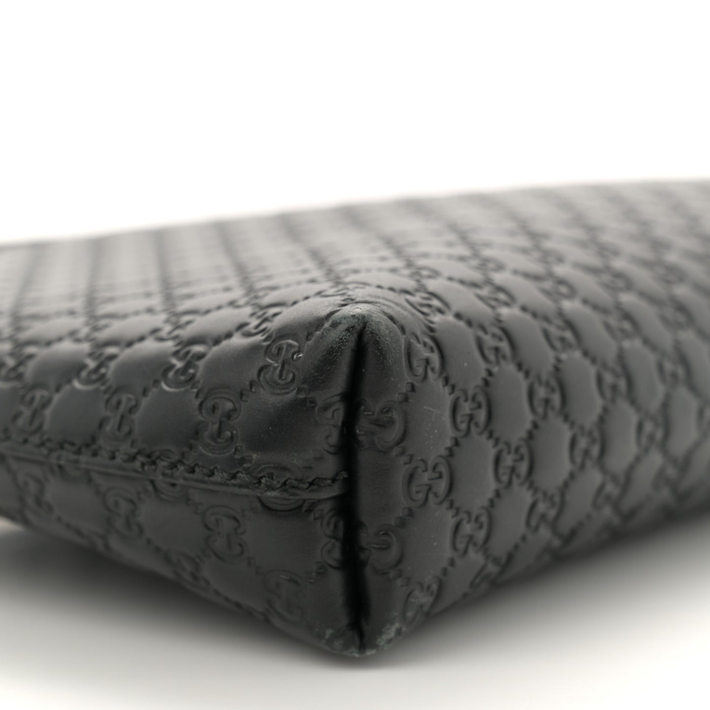 Microguccissima Flat Crossbody Black
