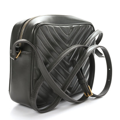 Saint Laurent Calfskin Matelasse Monogram Lou Camera Bag Pebble 3 of 9