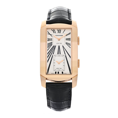 Chopard 18K Yellow Gold Alligator 29mm Dual Tec Automatic Watch 1 of 5