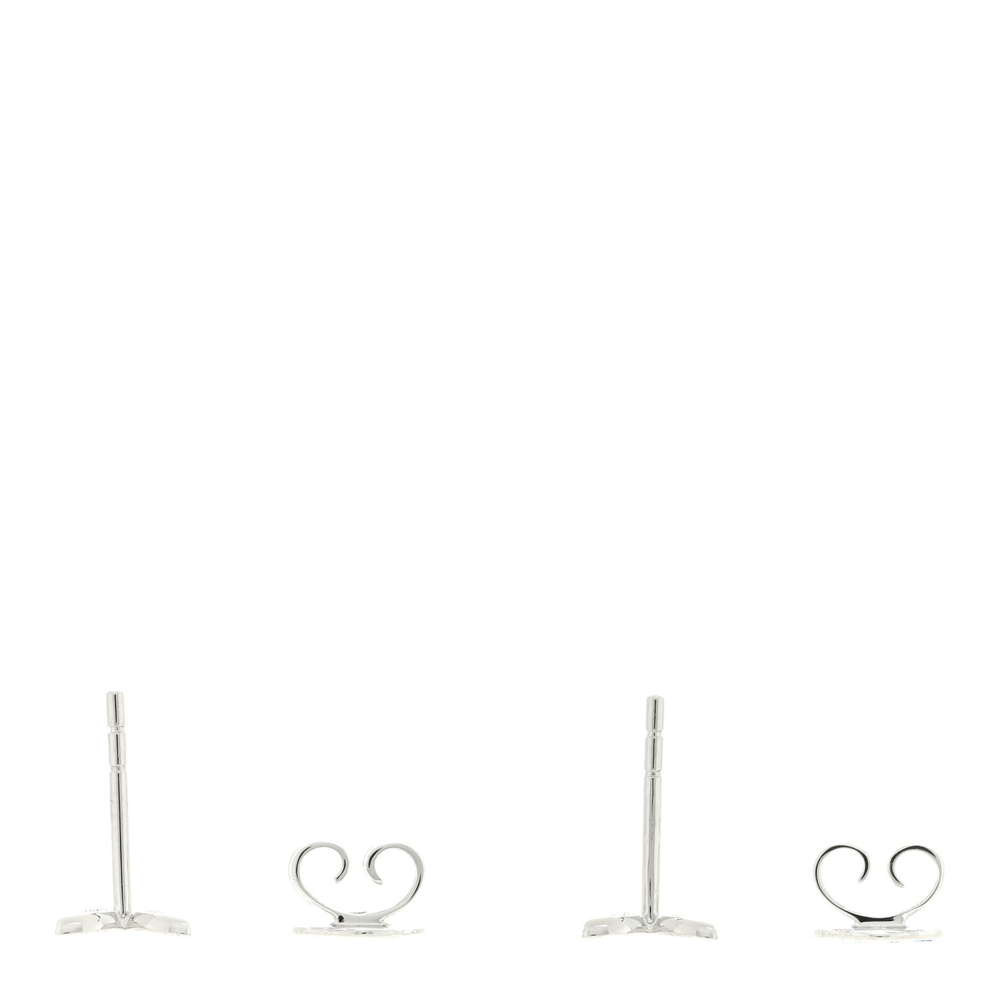 18K White Gold Diamond Petite Pave Butterfly Earrings