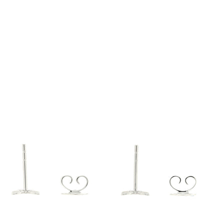 Graff 18K White Gold Diamond Petite Pave Butterfly Earrings 3 of 5