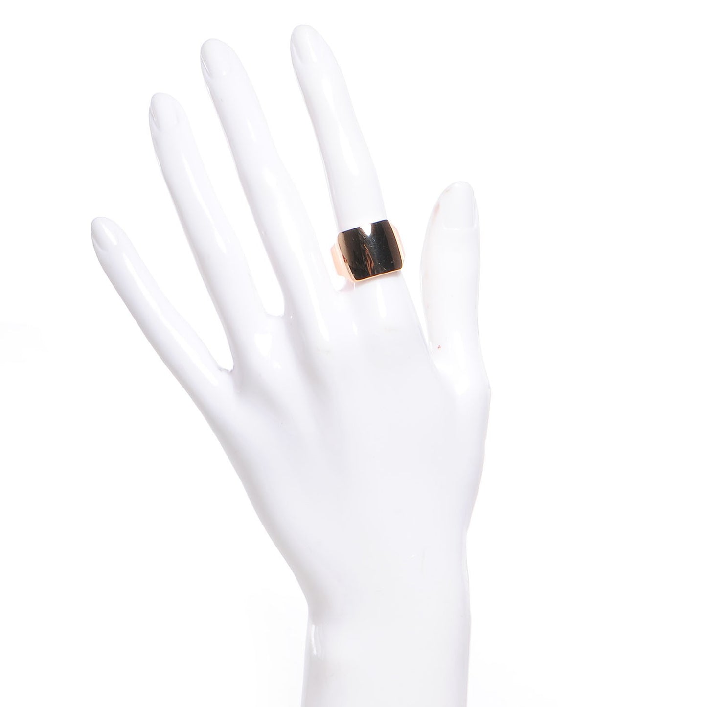 18k Yellow Gold Santos Dumont Ring Size 52 US 6