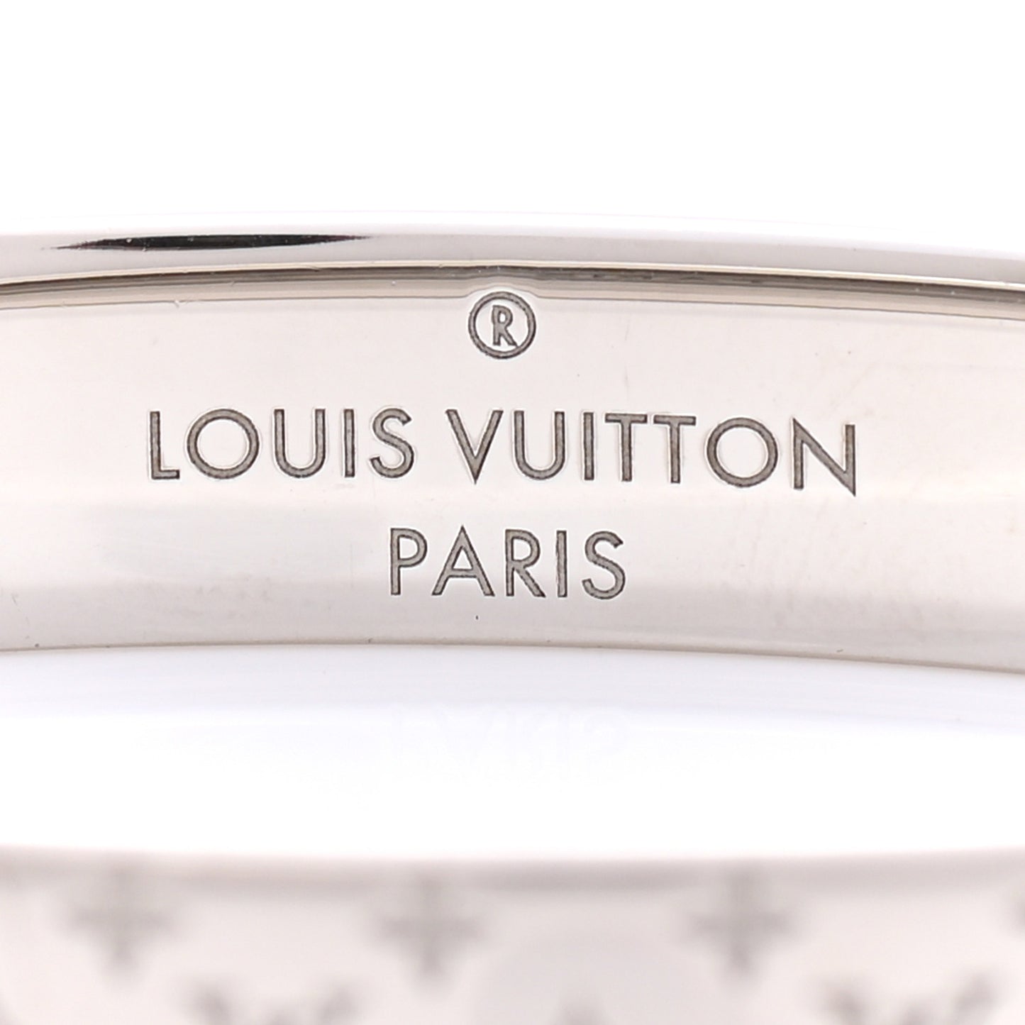 Palladium Monogram Nanogram Cuff S Silver