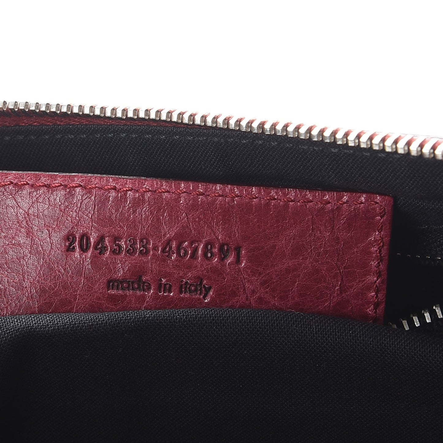 Agneau Giant Brogues Hardware Flat Handle Clutch Pourpre