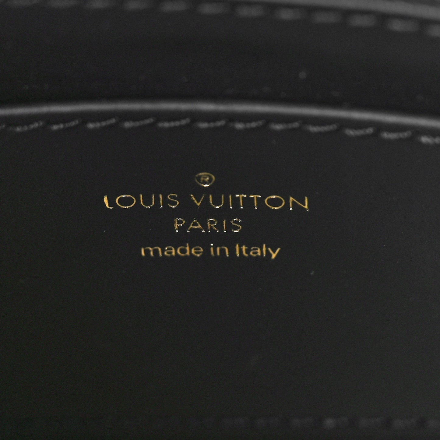 Lambskin Malletage Top Handle GO-14 MM Bleu Marine