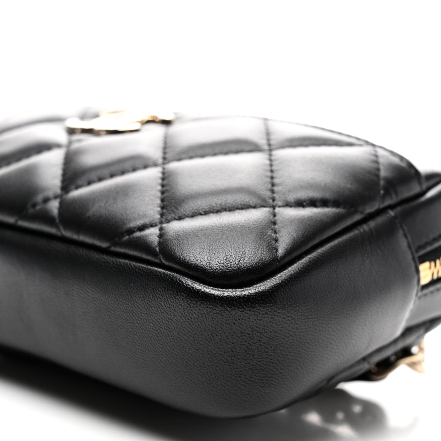 Chanel Lambskin Quilted Waist Bag With Pouch Black 11 of 11