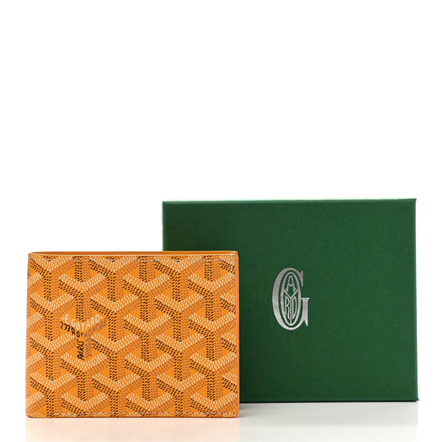 Goyardine Bi-Fold Victoire PM Wallet Yellow