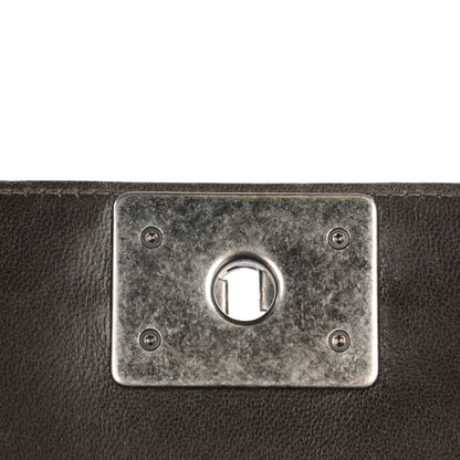 Chanel Lambskin Quilted Medium Boy Flap Brown 6 of 9