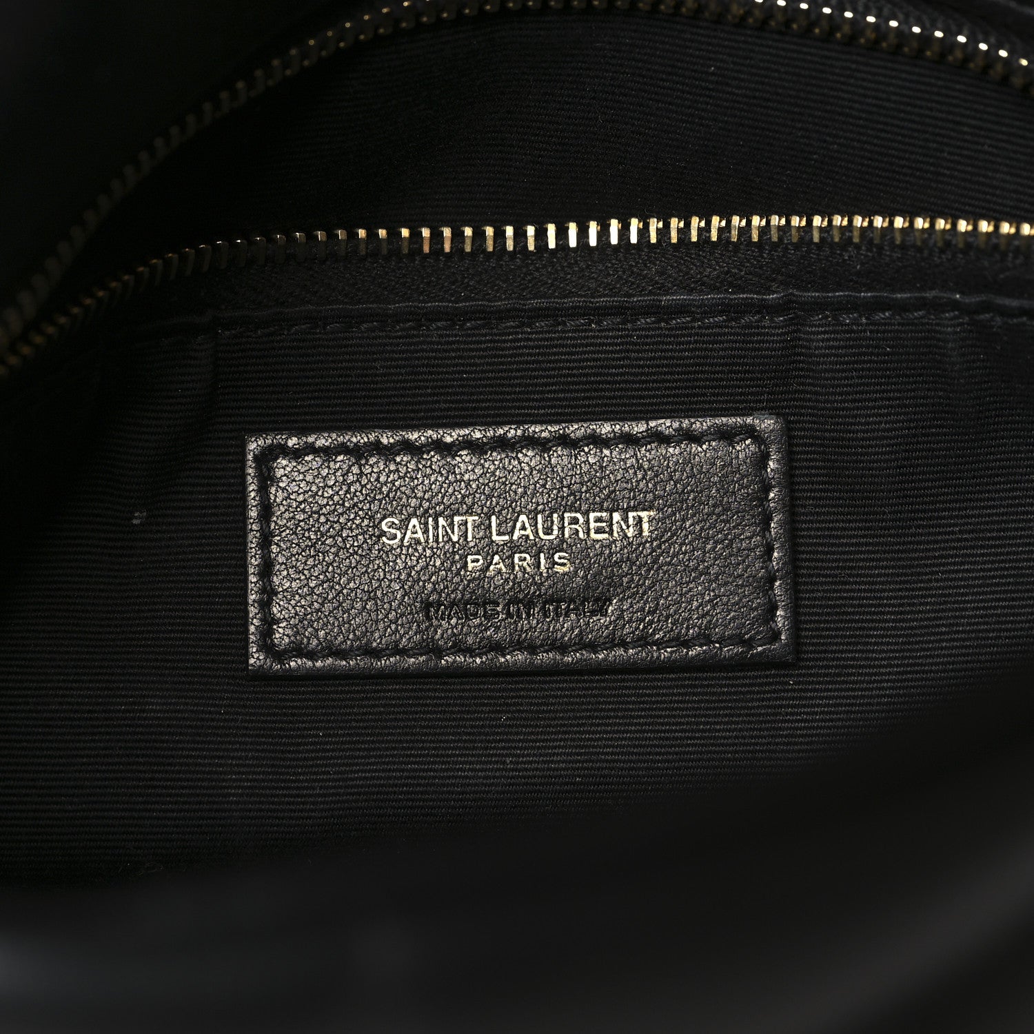 Saint Laurent Lambskin Quilted Toy Loulou Puffer Monogram Chain Satchel Black 6 of 12