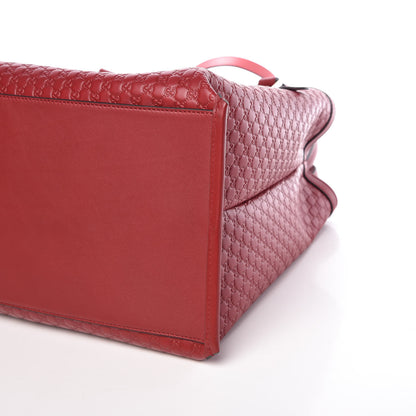 Gucci Soft Microguccissima Large Tote Red 7 of 12