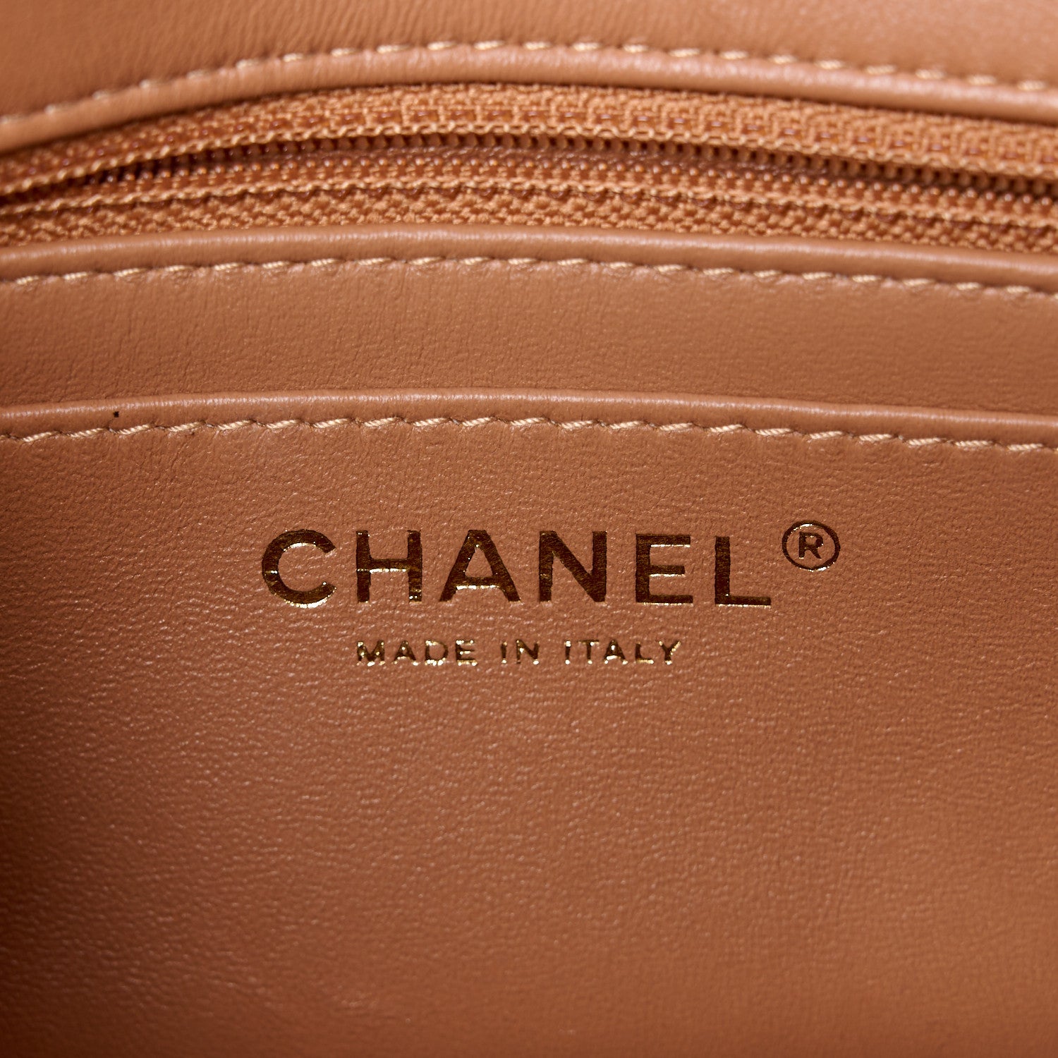 Chanel Lambskin Quilted Mini Rectangular Flap Brown 6 of 11
