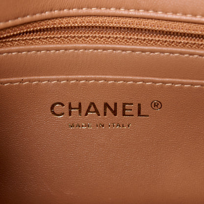 Chanel Lambskin Quilted Mini Rectangular Flap Brown 6 of 11
