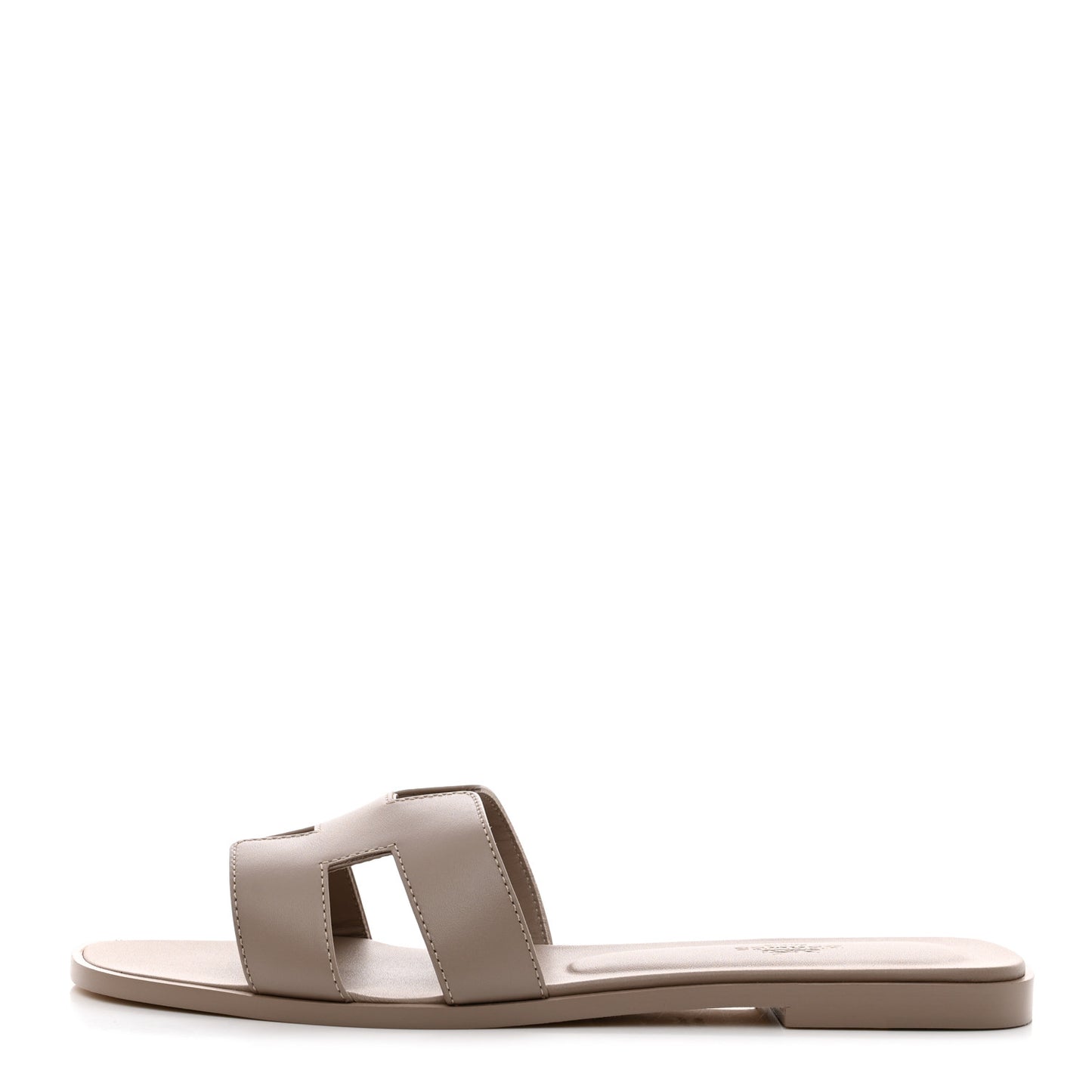 Box Calfskin Oran Sandals 41 Beige Mastic