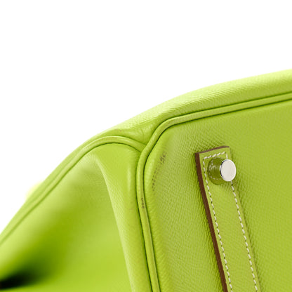 Hermes Epsom Candy Birkin 35 Kiwi Lichen 9 of 15