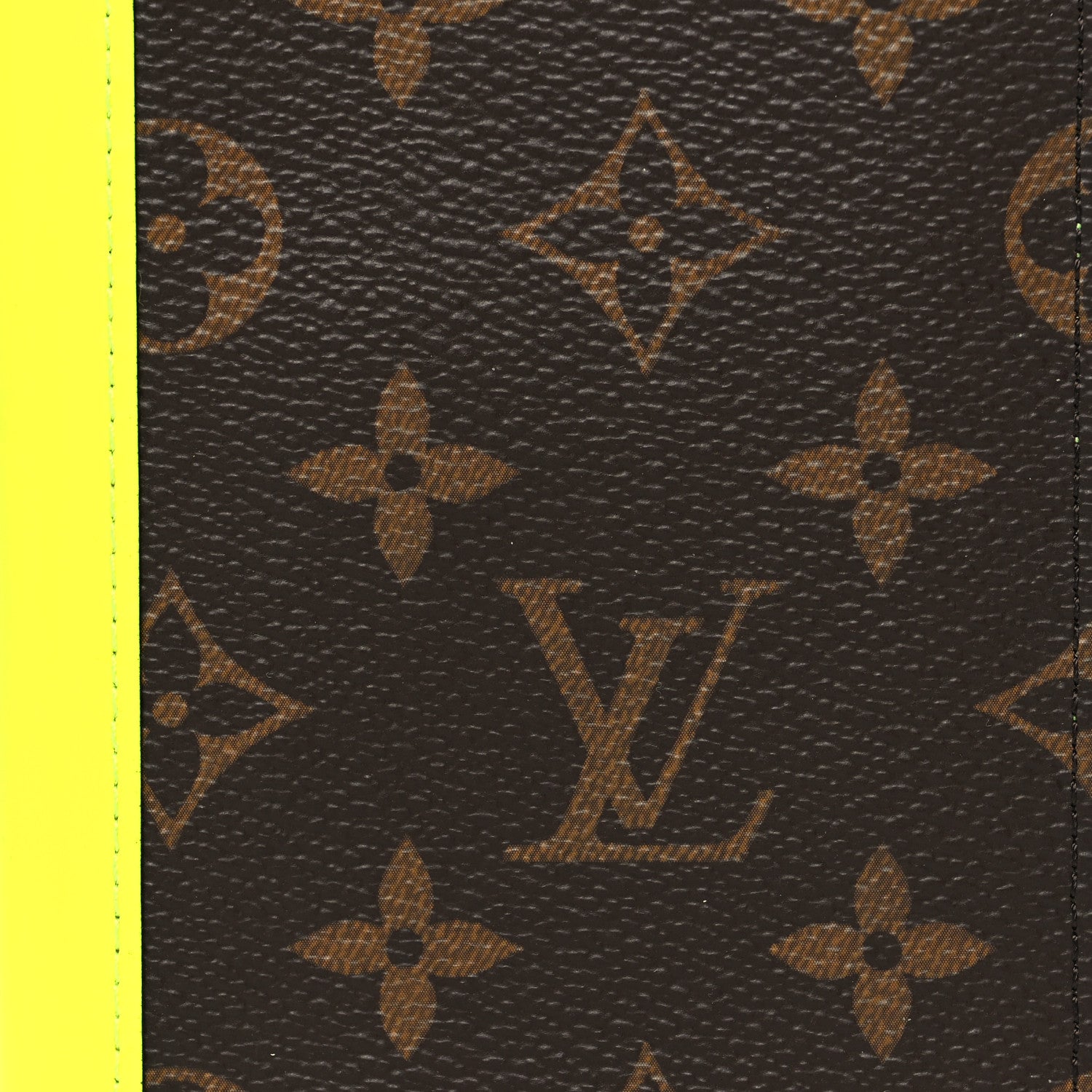 Louis Vuitton Monogram Macassar Brazza Wallet Florescent Yellow 8 of 9