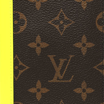 Louis Vuitton Monogram Macassar Brazza Wallet Florescent Yellow 8 of 9