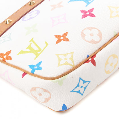 Louis Vuitton Monogram Multicolor Pochette Accessories White 5 of 7