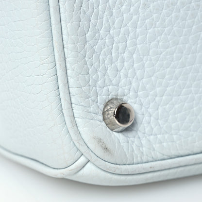 Christian Dior Bullcalf Medium Diorissimo Tote Sky Blue Pink 20 of 26