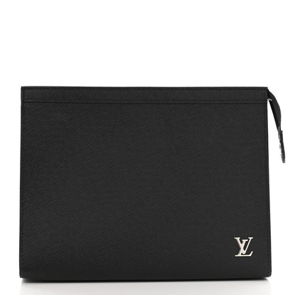 Louis Vuitton Taiga Pochette Voyage Black 1 of 6