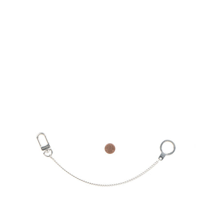 Louis Vuitton Pochette Extender Key Ring Chain Silver 2 of 4