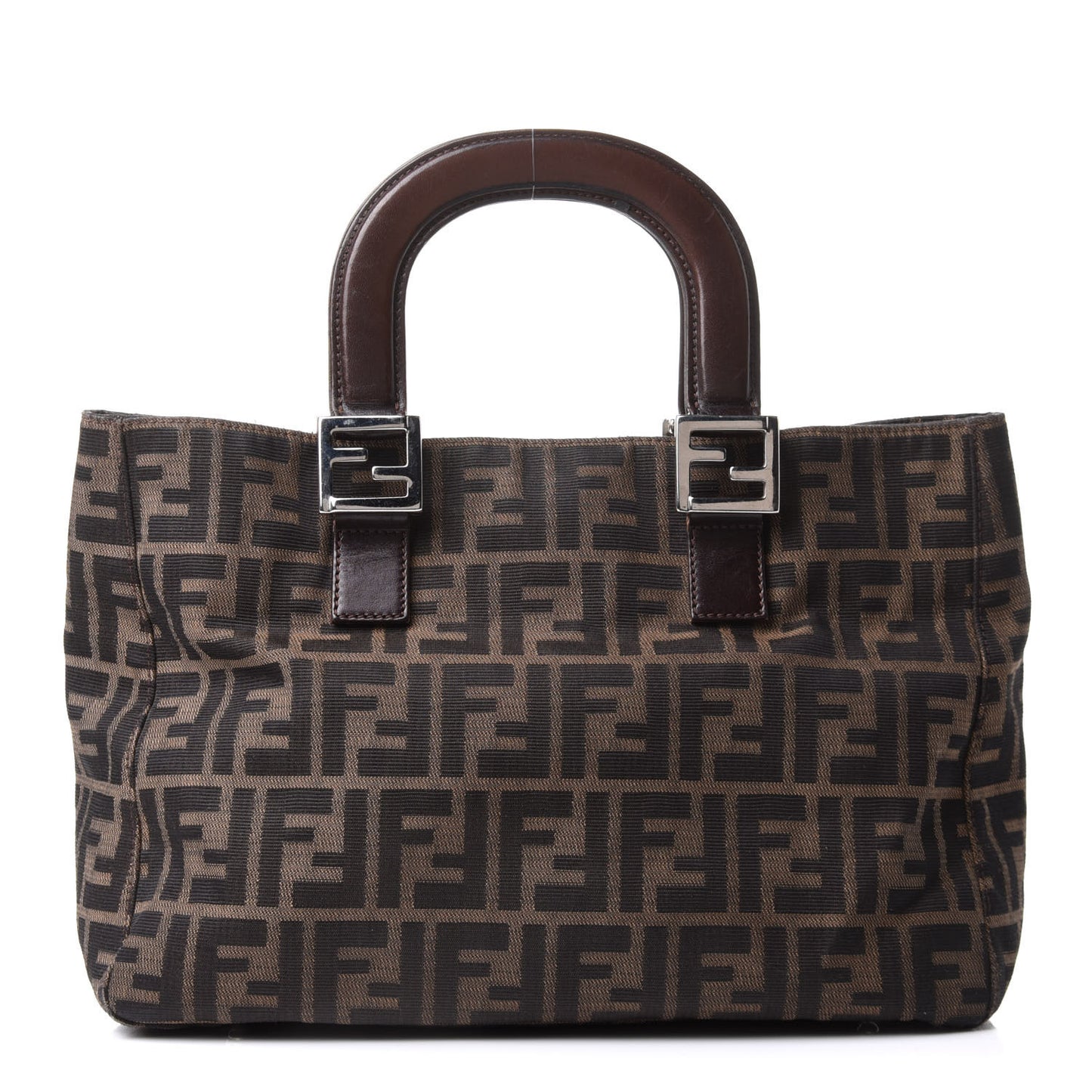 Zucca Top Handle Tote Tobacco
