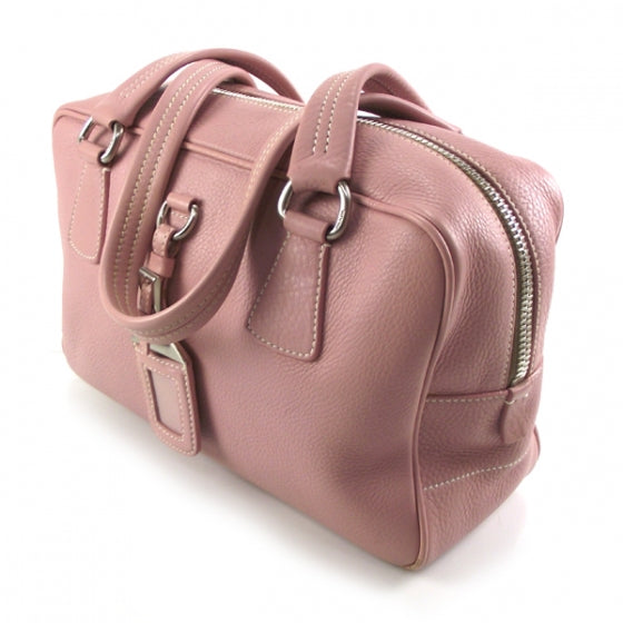 Prada Vitello Daino Bauletto Rosa 5 of 10