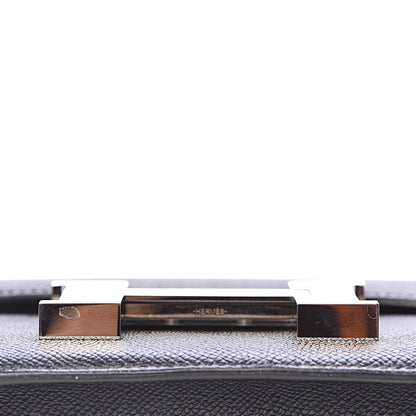Hermes Epsom Enamel Constance 24 Black Bleu Saint Cyr 21 of 27