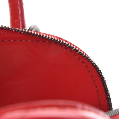 Balenciaga Patent Quilted XXS Ville Top Handle Bag Red 12 of 12