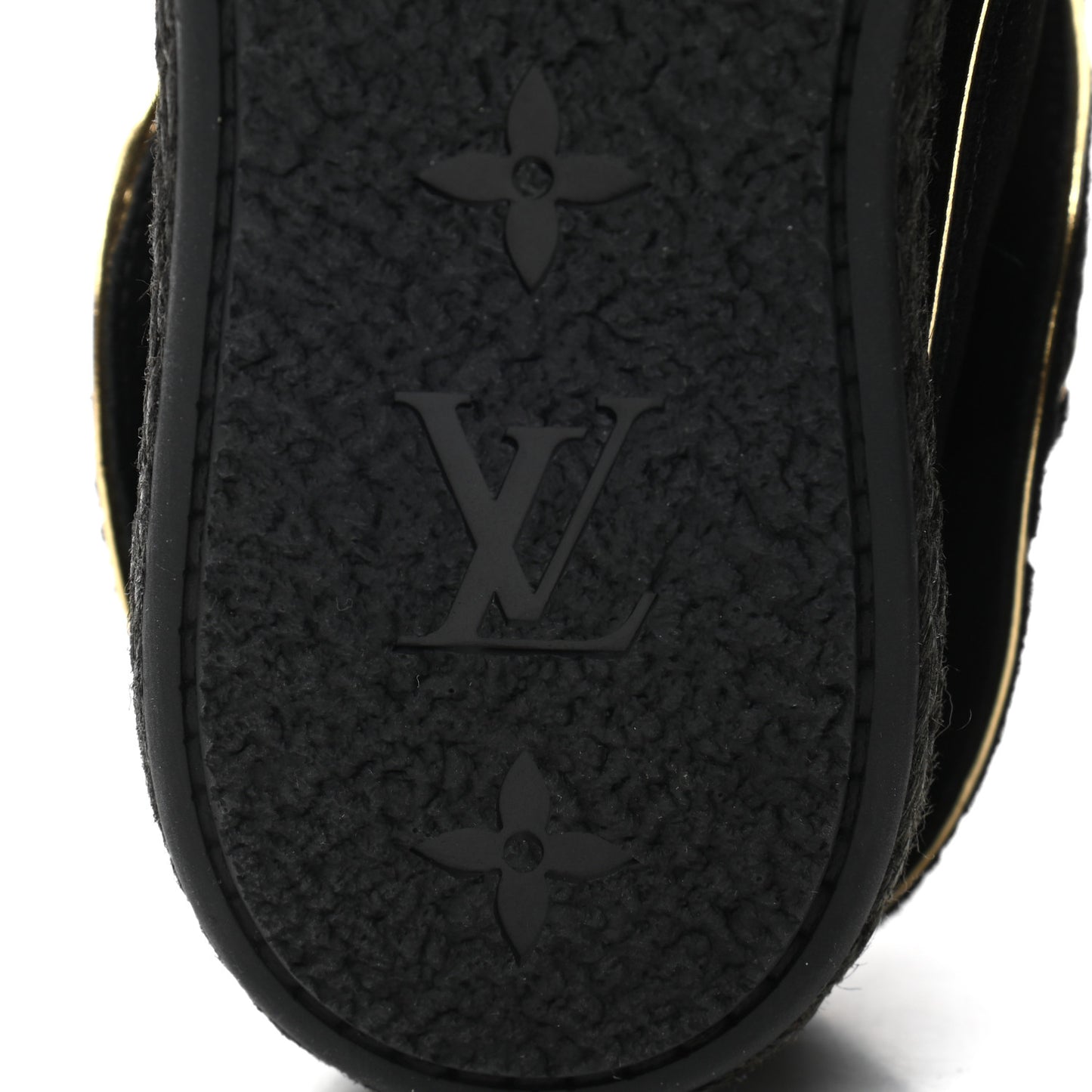 Suede Fold Over Sneakers 35.5 Black