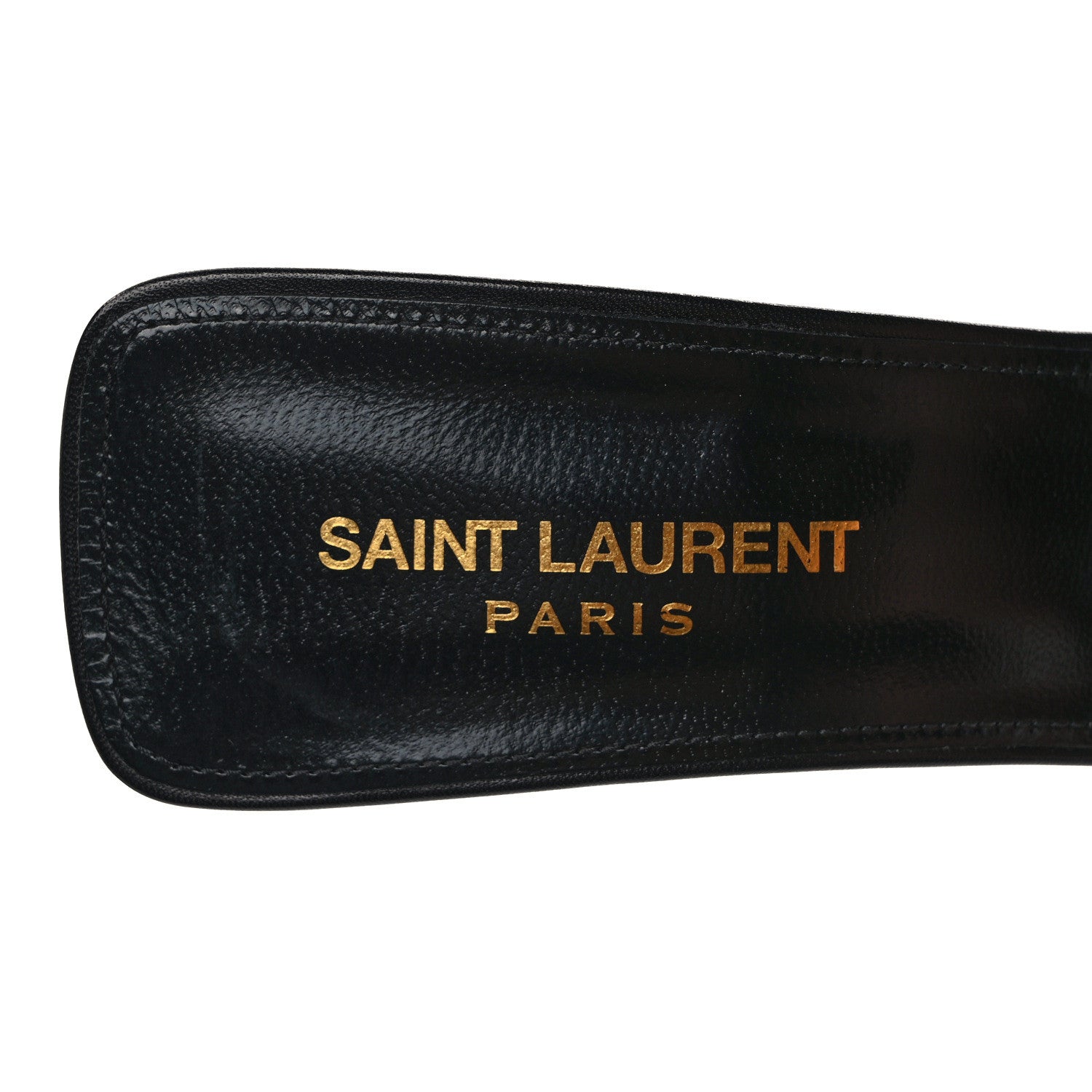 Saint Laurent Mesh Strass Giqua 95 Mule Sandals 39.5 Black 7 of 8