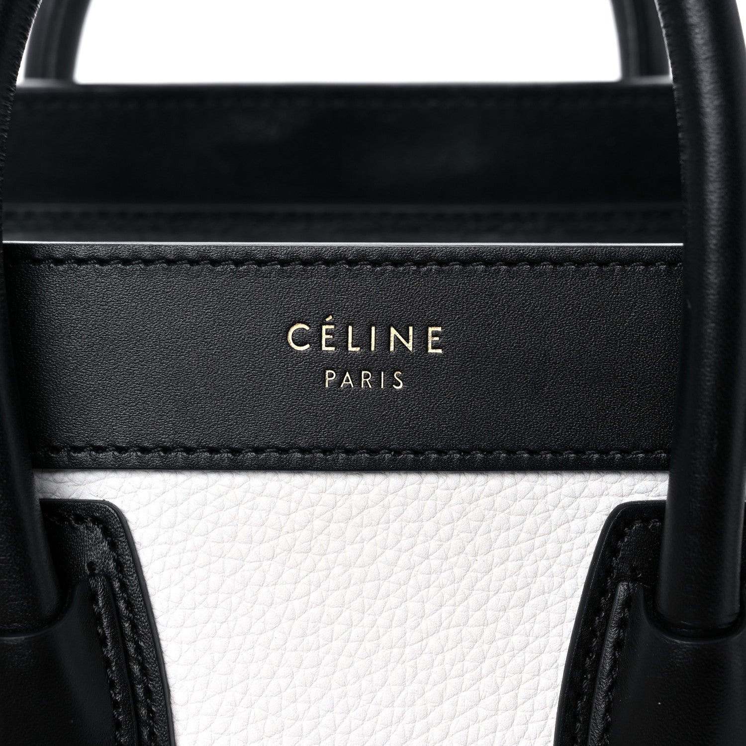 Celine Smooth Drummed Calfskin Nano Tri-Color Luggage White 6 of 13