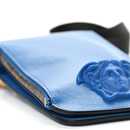 Versace Vitello Medusa Crossbody Phone Pouch Blue 9 of 11