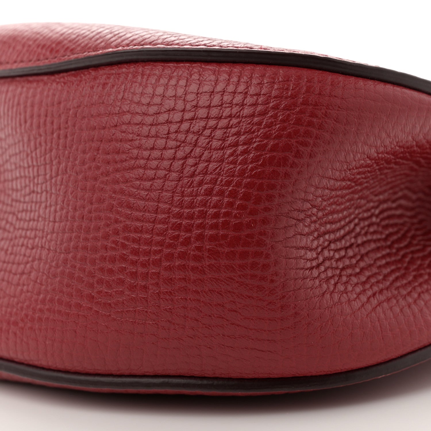 Chloe Grained Calfskin Lambskin Bi-Color Drew Shoulder Bag Red 10 of 11