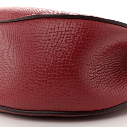 Chloe Grained Calfskin Lambskin Bi-Color Drew Shoulder Bag Red 10 of 11