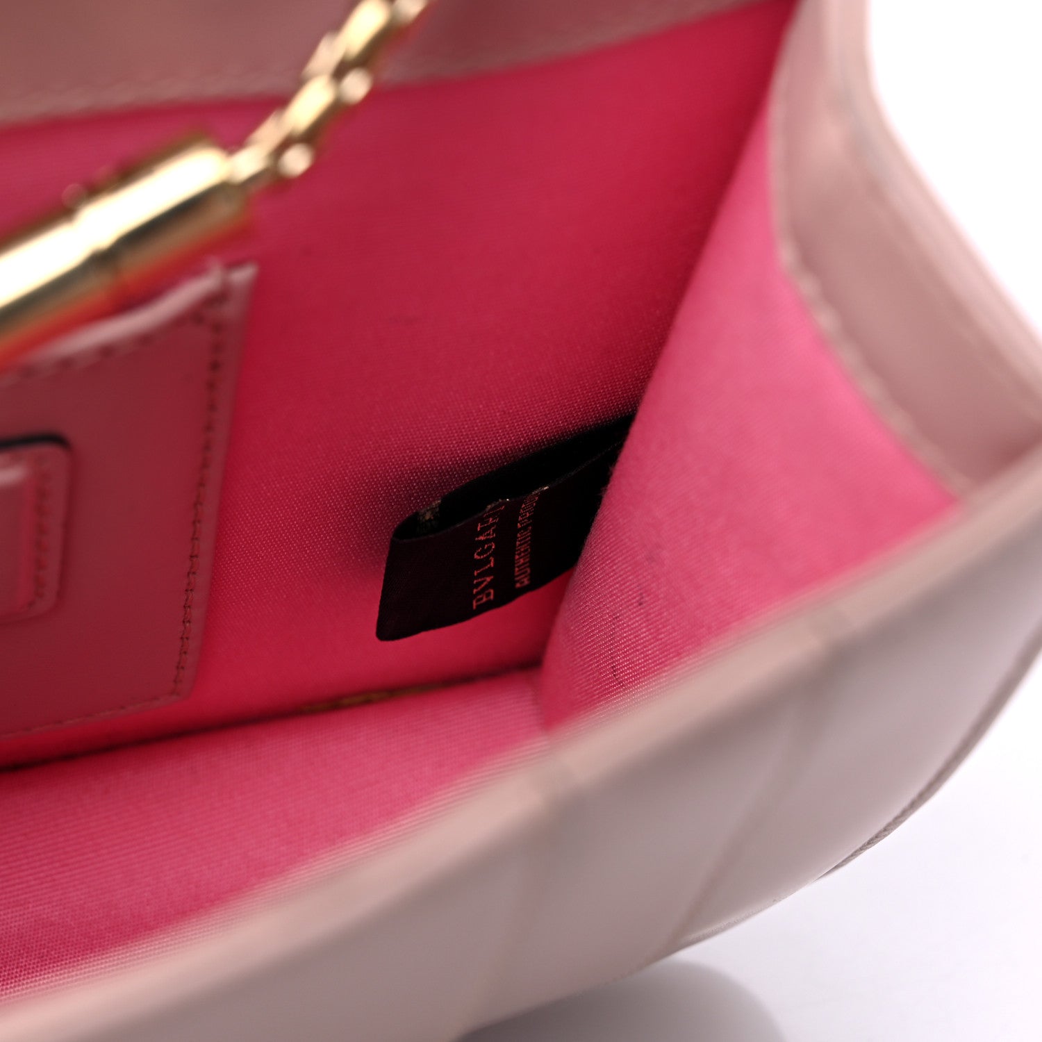 Bulgari Calfskin Small Serpenti Forever Snake Strap Crossbody Bag Light Pink 8 of 13