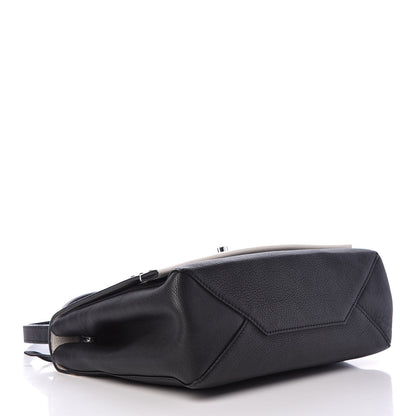 Louis Vuitton Calfskin Mechanical Flowers Lockme II Black White 4 of 12