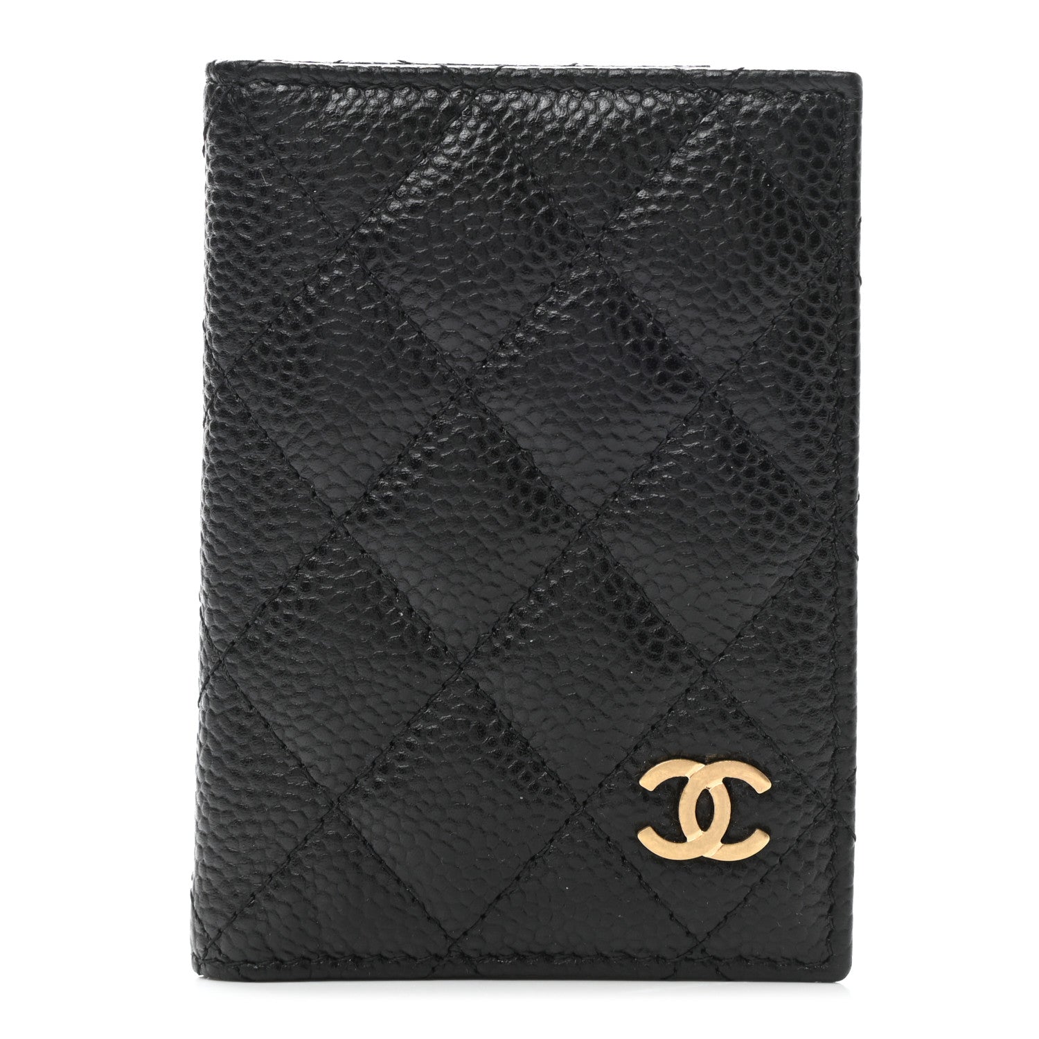 Chanel Caviar Quilted Card Holder Wallet Black 1 of 6