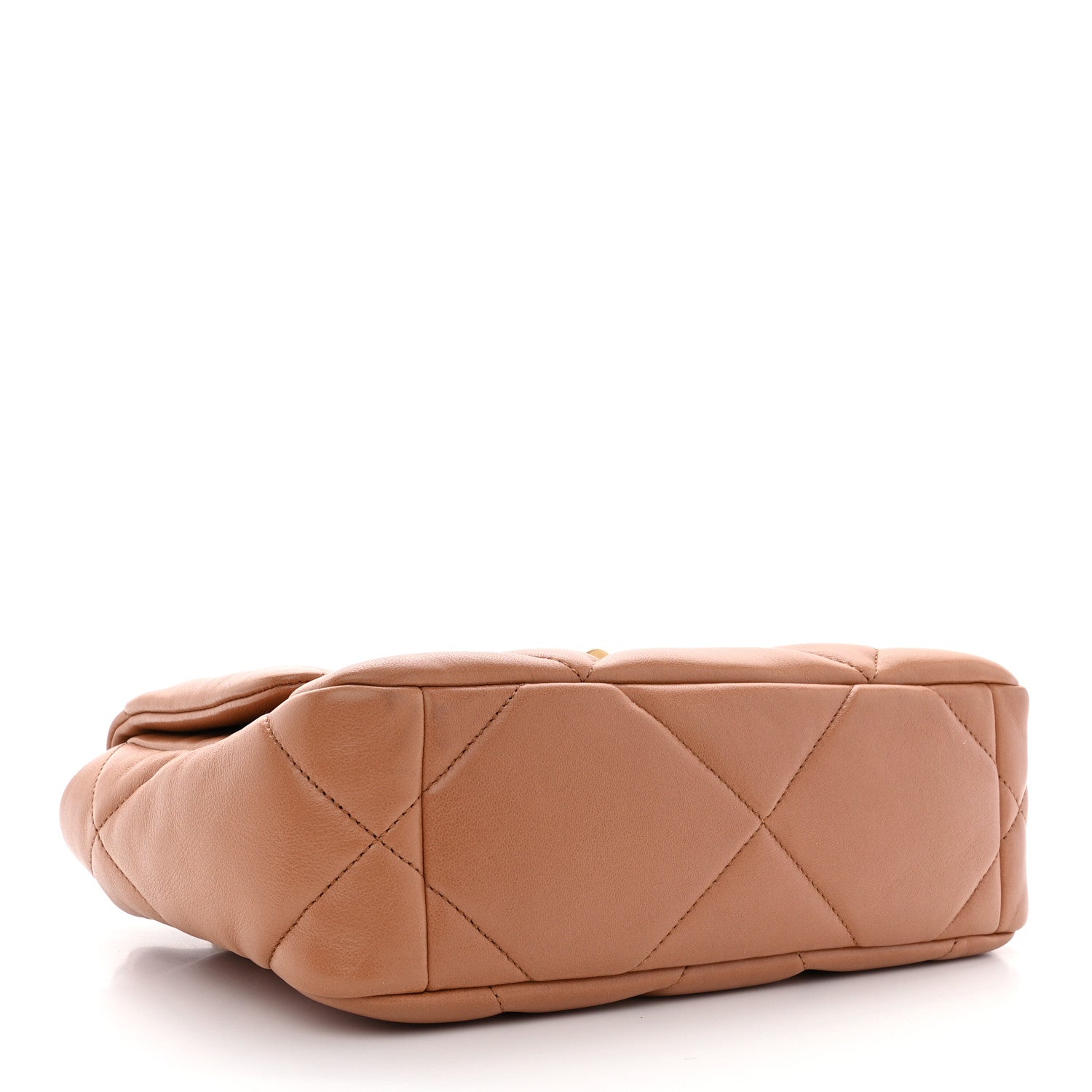 Chanel Lambskin Quilted Medium Chanel 19 Flap Brown 4 of 10