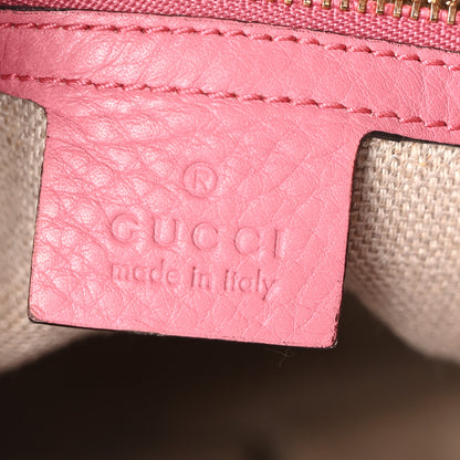 Gucci GG Monogram Calfskin Bucket Bag Pink 6 of 10