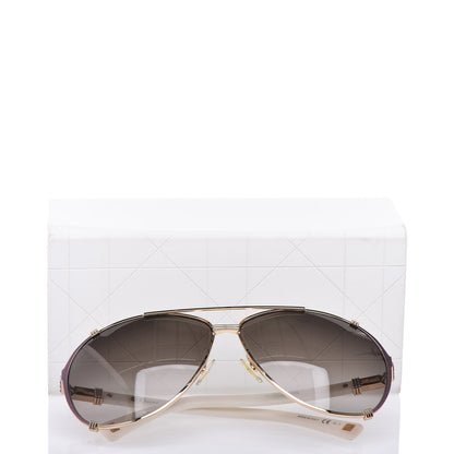 Christian Dior Chicago 2 Aviator Sunglasses White 12 of 12