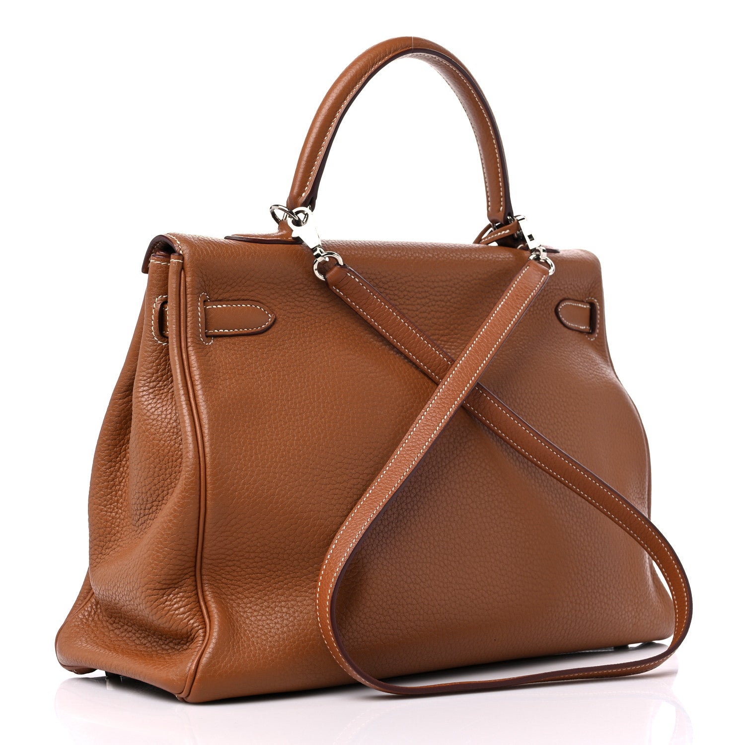 Hermes Togo Kelly Retourne 35 Gold 3 of 16