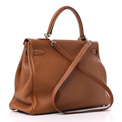 Hermes Togo Kelly Retourne 35 Gold 3 of 16