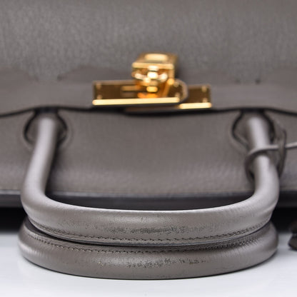 Hermes Taurillon Clemence Birkin 35 Etain 12 of 41