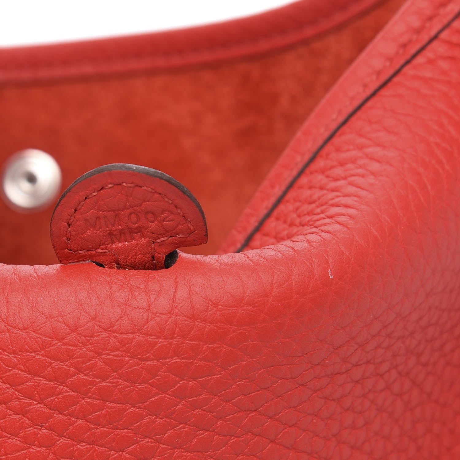 Hermes Taurillon Clemence Evelyne TPM Rouge de Coeur 7 of 9