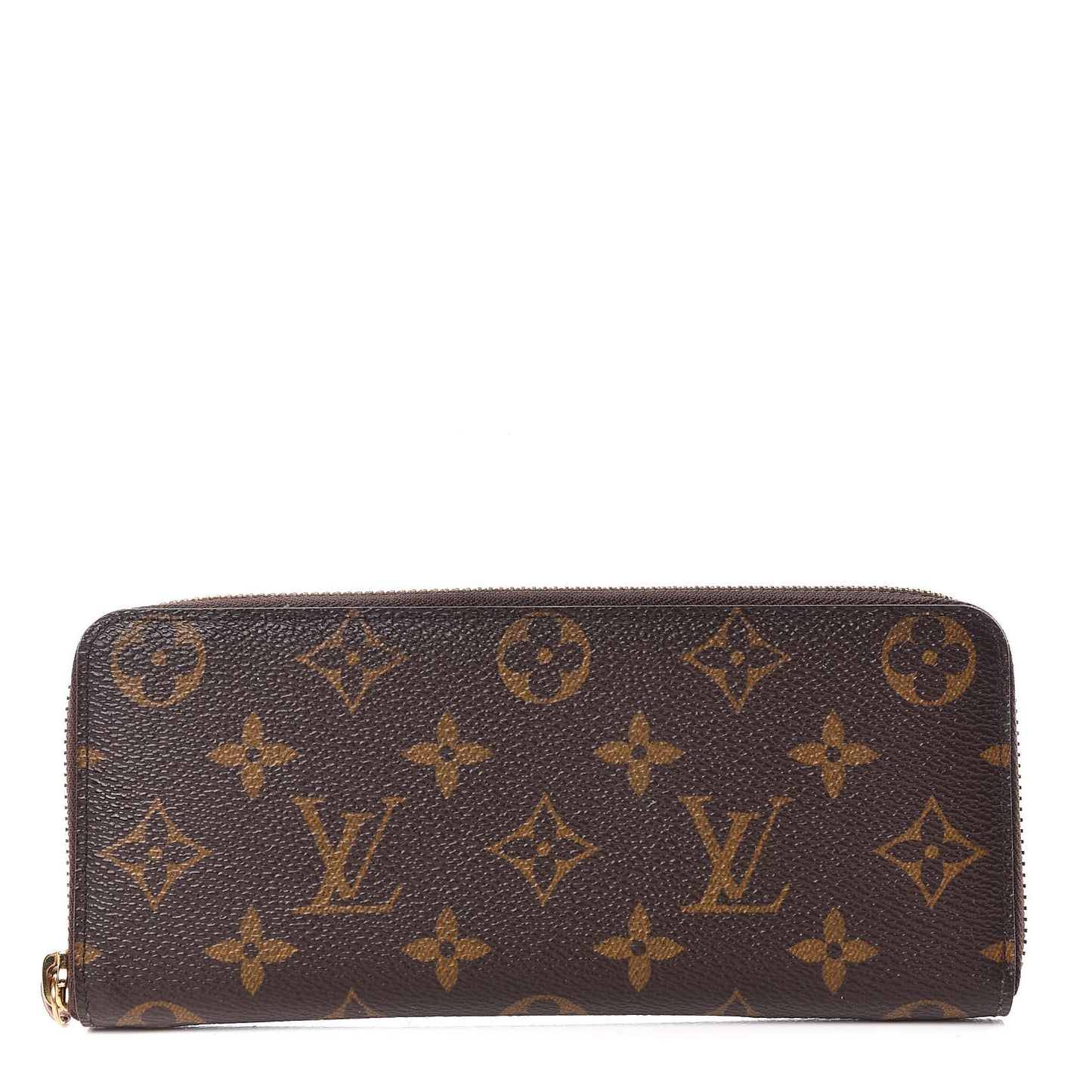Monogram Clemence Wallet Rose Ballerine